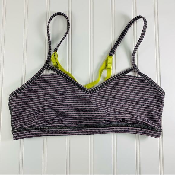 Lululemon Seek the Heat Sports Bra Sz 6 Purple - Picture 3 of 8
